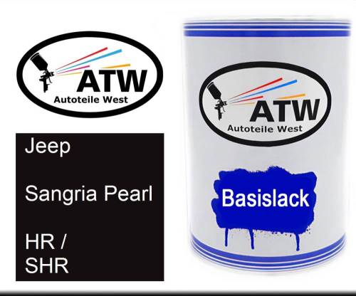Jeep, Sangria Pearl, HR / SHR: 500ml Lackdose, von ATW Autoteile West.